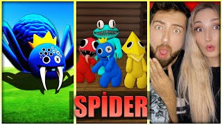 RAİNBOW FRİENDS BEBEKLERİ KORKUNÇ ÖRÜMCEKTEN KAÇIYOR  SPIDER ROBLOX TÜRKÇE  HAN KRAL EKİP [upl. by Ellehsor]