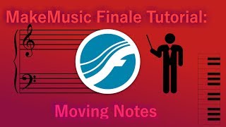 MakeMusic Finale Tutorial Moving Notes [upl. by Atiek]