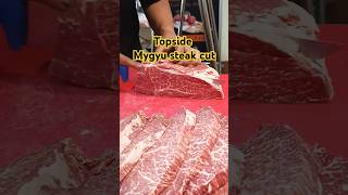 Topside mygyu cut steak🥩 beefmeat viralvideo [upl. by Schaper]