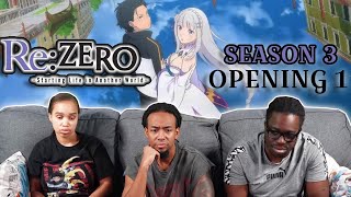 Yaboyroshi RE ZERO SEASON 3 Opening Reaction uncut [upl. by Orth]