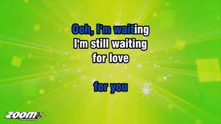 Diana Ross  Im Still Waiting  Male karaoke 8 lower key [upl. by Ecerahc]