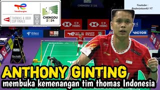 Shocking Upset Anthony Ginting VS Harry Huang badminton [upl. by Ailee]