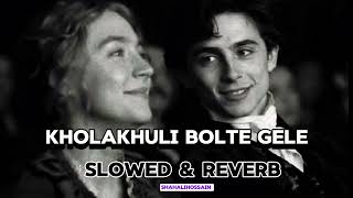 Kholakhuli bolte gele I  Slowed amp Reverb  SHAHALI Hossain [upl. by Filomena]