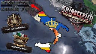 Establishing an Italian Empire in Kaiserreich  Hearts of Iron IV [upl. by Kara]