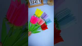 Diy viral paper flower💐 shorts flower trending viral diy papercraft [upl. by Aik716]