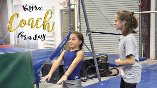 Gymnastics Coach For A Day Kyra SGG [upl. by Elayne]