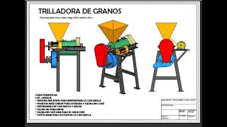 😱Planos Para Fabricar Maquina Trilladora De Arroz Cafe Maiz😱 [upl. by Knorring944]