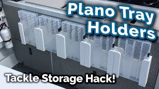 Plano Tray Holders  Tackle Storage For Your Boat [upl. by Meehar575]