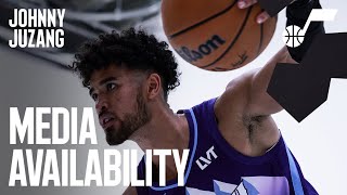 JOHNNY JUZANG 202425 Media Day Availability 🎙️  UTAH JAZZ [upl. by Oicnerual907]