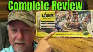 New Lodge Sportmans Pro Grill Unboxing  Assembly  First Cook and Honest Review [upl. by Esirrehc]