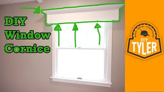 Simple DIY Window Cornice [upl. by Neraj836]