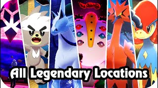 Pokémon Sword amp Shield  All Legendary Pokémon Locations DLC Included [upl. by Eleahcim]