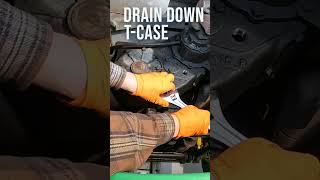 1979 Bronco NP205 T Case Fluid Change diy [upl. by Aerb]