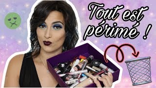 JE ME MAQUILLE AVEC DU MAKE UP PÉRIMÉ  JOKE  GROS TRI [upl. by Button]