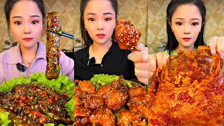 ASMR CHINESE FOOD MUKBANG EATING SHOW  먹방 ASMR 중국먹방  XIAO YU MUKBANG 36 [upl. by Pier]