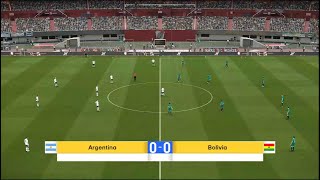 Argentina vs Bolivia  World Cup 2026 Qualifiers  Live Football Match  4K [upl. by Sawyere]