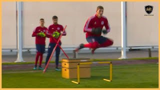 Olympiacos FC  Goalkeeper Training [upl. by Urbani400]