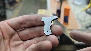 DIY Sheetmetal Derringers 22lr Homemade Guns Model 2  Hammer Finish Work [upl. by Zednanref]