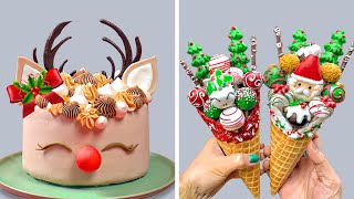 Awesome Homemade Cake amp Dessert Ideas For Christmas 🎄🎁 Cutest Cake Recipe Ever for Holiday [upl. by Akinna]