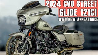 SHOCKS 2024 Harley Davidson CVO Street Glide 121 ci  with new appearance [upl. by Ertemed363]