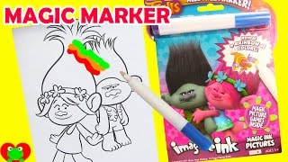 Trolls Imagine Ink Coloring Magic Marker and Surprises [upl. by Ag]