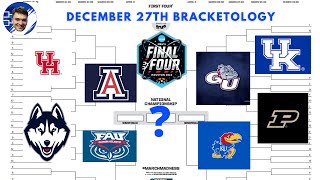 Bracketology Update  December 27 2023 [upl. by Pillsbury688]