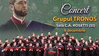 🔴 LIVE Grupul psaltic TRONOS  Concert de colinde la Palatul Parlamentului din București [upl. by Tori]