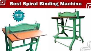 Spiral binding machine review in tamil  Best for xerox shop [upl. by Monteria269]