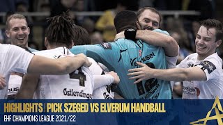 HIGHLIGHTS  Pick Szeged vs Elverum Handball  Round 4  EHF Champions League 202122 [upl. by Marquis]