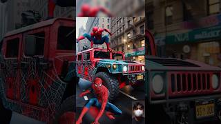 Superheroes but Military Hummer💥 Marvel amp DCAll Characters marvel avengers shorts [upl. by Eedia]