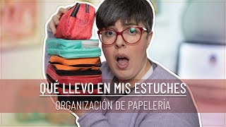 📒 ¿QUÉ LLEVO EN EL ESTUCHE  Los estuches que estoy usando ahora  ORGANIZACIÓN de PAPELERÍA [upl. by Anitahs]