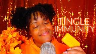 ASMR 🧡✨Relaxing Triggers to Help Cure Your Tingle Immunity🍊🍑✨  A Bit Chaotic amp Tingly 😁 [upl. by Okime]