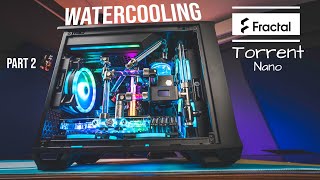 Its finished  Watercooling in Fractal Torrent Nano  Part 2 [upl. by Hgiel]