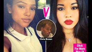 Karrueche Tran Vs Ammika Harris Chris Brown’s Rumored GF Looks [upl. by Shamus]