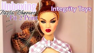 Unbox amp Pose Ep14 Fit 2 Print Nadja Rhymes INTEGRITY TOYS Doll doll explore toys barbie fyp [upl. by Mcclary]