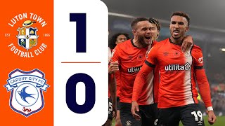 Luton 10 Cardiff  Highlights [upl. by Atiz441]