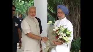 PM Narendra Modi meets Dr Manmohan Singh [upl. by Schlicher5]