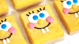 SPONGEBOB LEMON BARS  NERDY NUMMIES [upl. by Htilil]