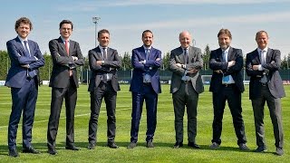 Juventus Marotta e Paratici fino al 2018  Marotta and Paratici extend contracts until 2018 [upl. by Eward787]