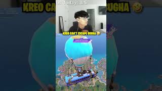 Kreo Cant Escape Bugha 😂 fortnite kreo bugha worldcup [upl. by Harimas]