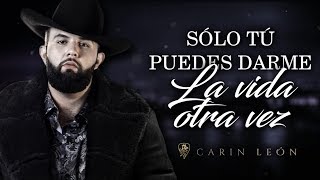 LETRA ¨QUISIERA SABER¨  Carin León Lyric Video [upl. by Sipple]