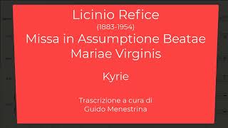 Licinio Refice 18831954  Missa in Assumptione BMV  Kyrie [upl. by Travis385]