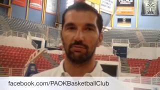 PEJA STOJAKOVIC AT PAOK SPORTS ARENA [upl. by Arrehs]