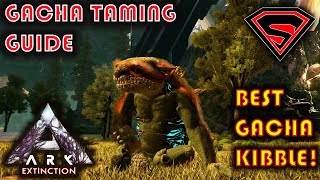 ARK EXTINCTION GACHA TAMING GUIDE  WHAT STRUCTURES ARE BEST TO USE AS KIBBLE [upl. by Gilchrist]