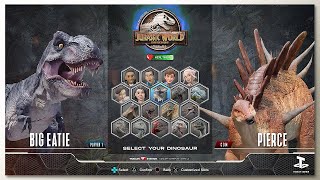 TRex vs Kentrosaurus with Healthbars [upl. by Areem]