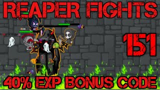 EvoWorldio FlyOrDieio Reaper Fights Ep150 👉 40 EXP BONUS CODE 👉 BOSS KILL [upl. by Ahsai]