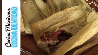 Receta de Tamales de Chile  ¿Cómo hacer tamales rojos Yuri de Gortari [upl. by Eibbor290]