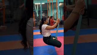 Trying aerial for the first timefitnessworkoutshortsnewbeatsnewbeginningsyoutubeshortsytshort [upl. by Dibbrun]