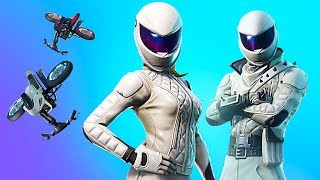 NEW EPIC WHITEOUT amp OVERTAKER SKINS Pro Fortnite Player  1350 Wins Fortnite Battle Royale [upl. by Inahs]