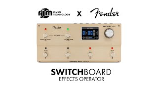 RJM Music and Fender Introduce New Product The Switchboard Effects Operator [upl. by Nevarc142]